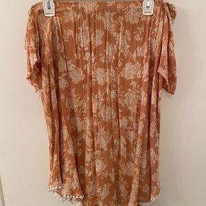 Tube top/off the shoulder swim cover up dress